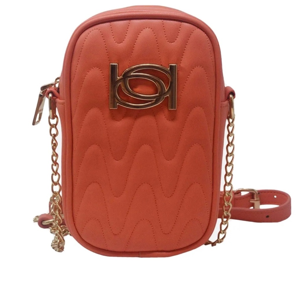 bebe Purse GAGA Phone Crossbody Authentic Salmon Color New with tags
